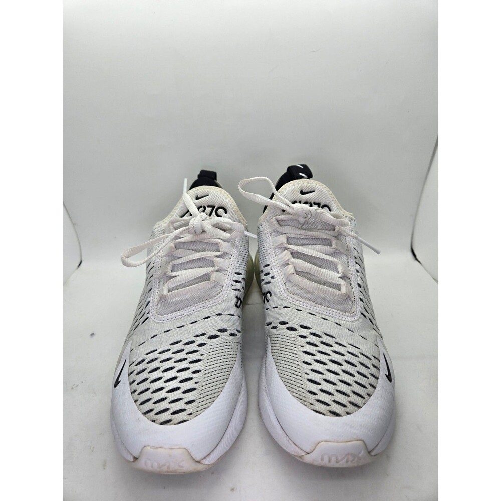 Nike Air Max 270 Shoes Womens 6.5 Triple White Athletic Running Workout Sneakers - Picture 2 of 8